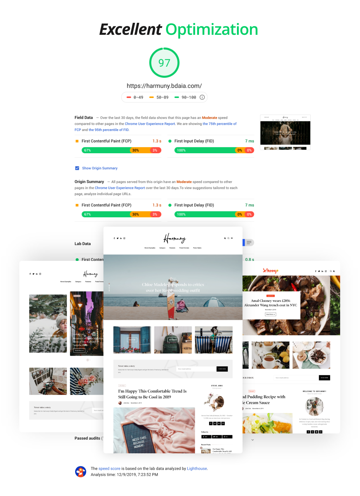 Harmuny - Modern WordPress Blog Theme - 1