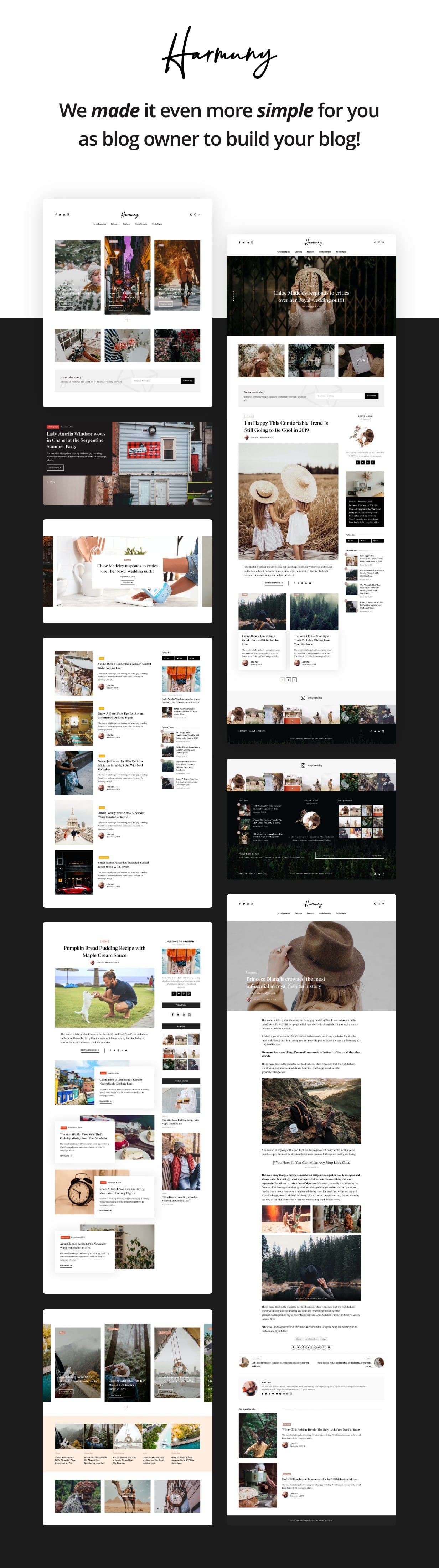 Harmuny - Modern WordPress Blog Theme - 3